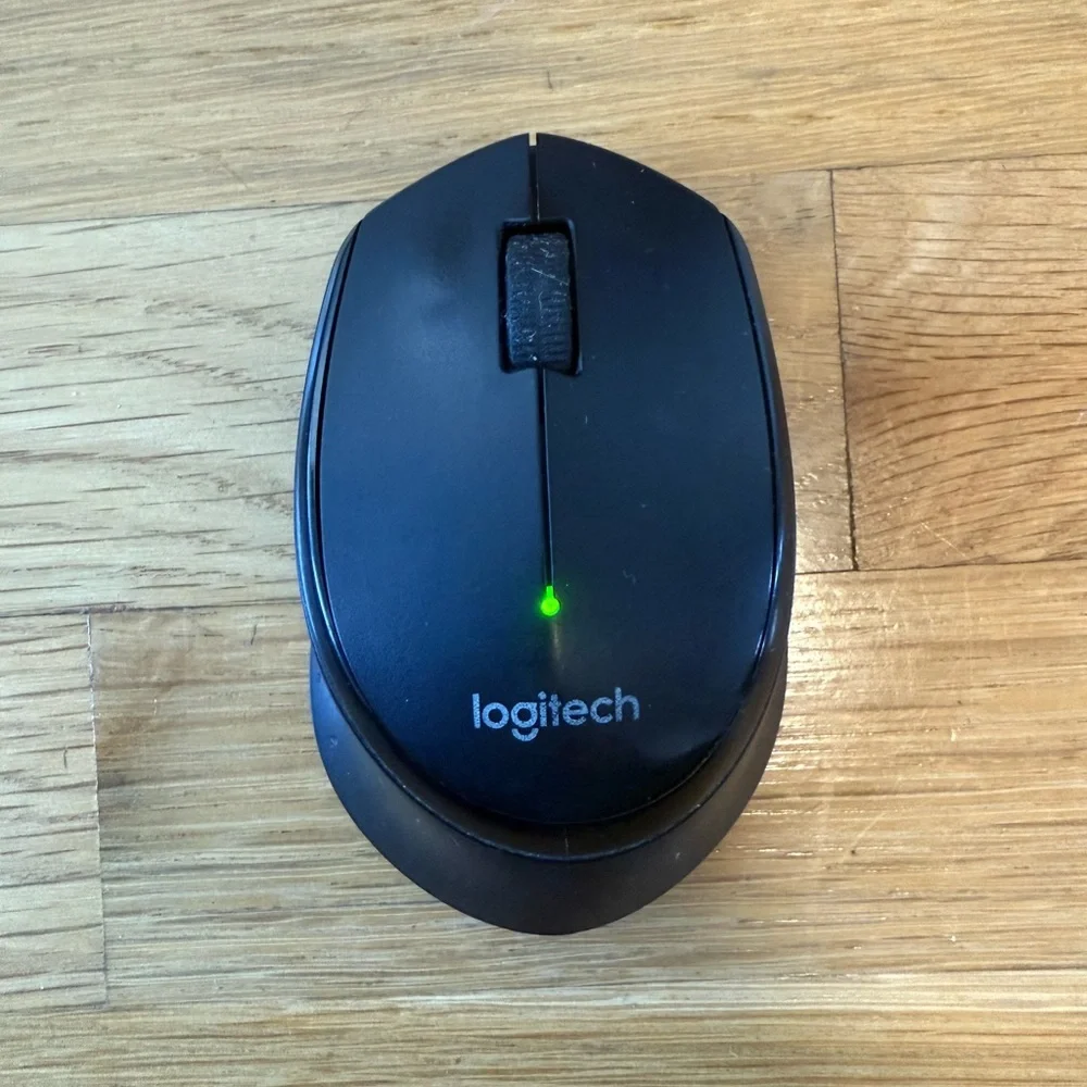 Logitech M330 Silent Plus Wireless Mouse in black
